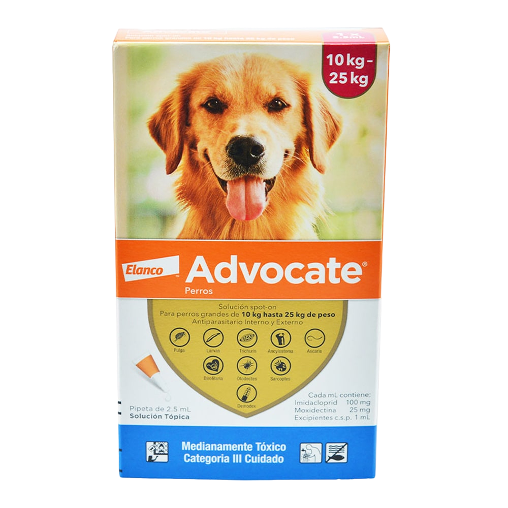 ADVOCATE PERROS 10-25KG