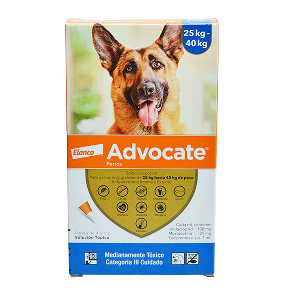 ADVOCATE PERROS 25-40KG