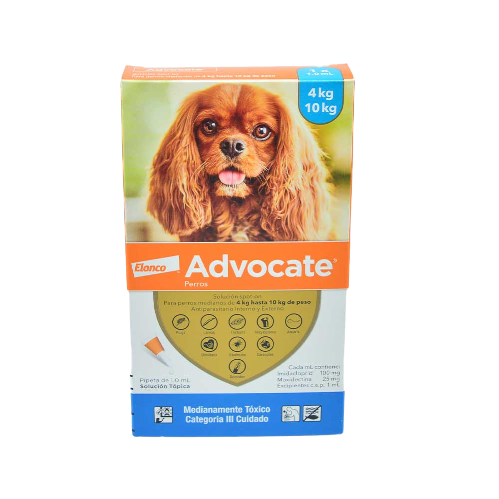 ADVOCATE PERROS 4-10KG