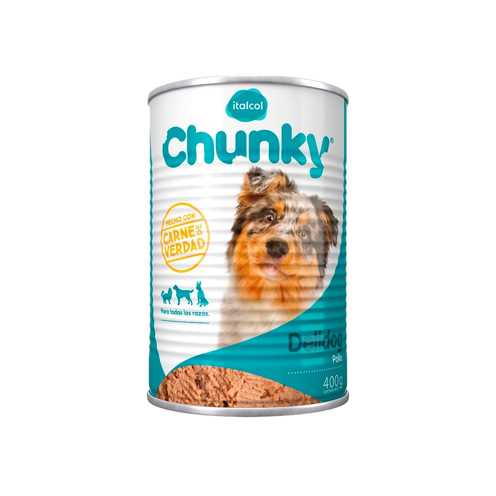 CHUNKY LATA DELIDOG POLLO X 400GR
