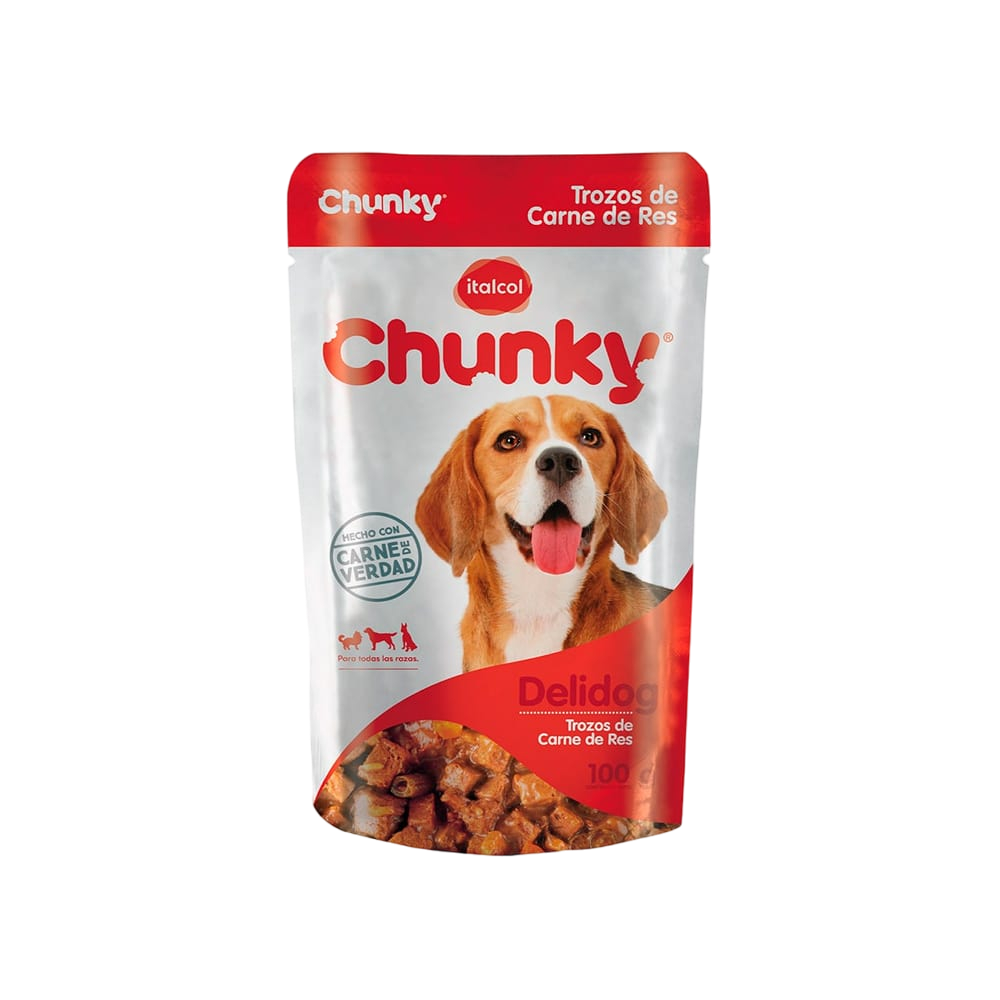 CHUNKY SOBRE PERRO CARNE