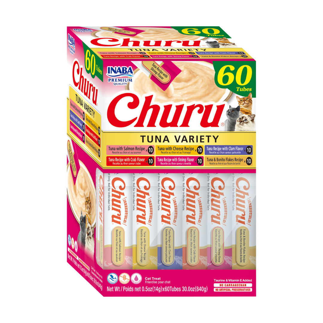 CHURU BOX TUNA VARIETY X 60 UND