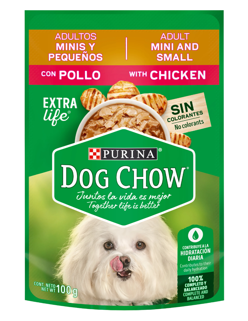 DOG CHOW SOBRE POLLO ADULTO RAZA PEQUEÑA