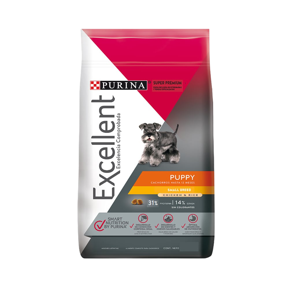 EXCELLENT PUPPY RAZA PEQUEÑA X 3KG