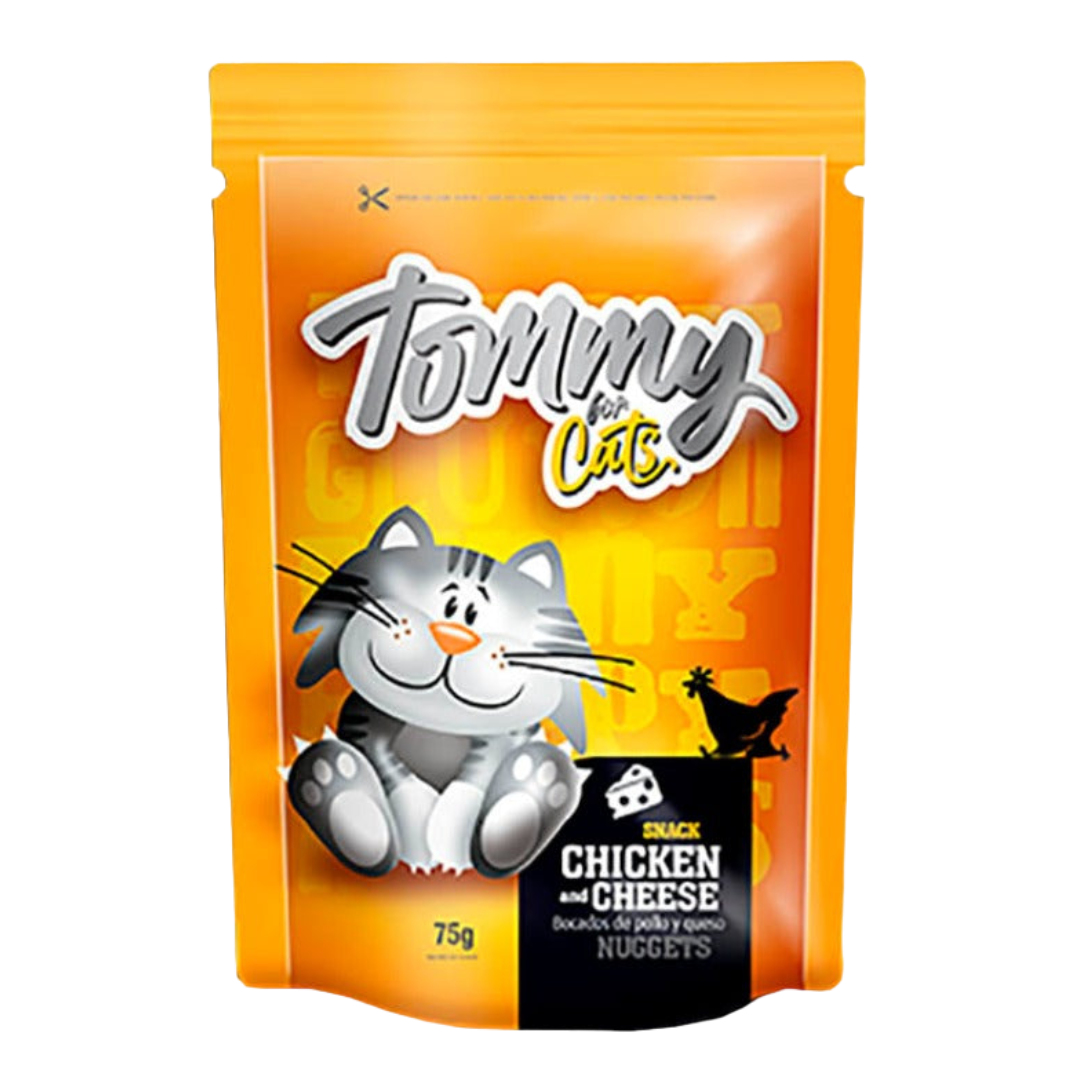 GALLETA GATO TOMMY CHICKEN AND CHEESE X 75GR