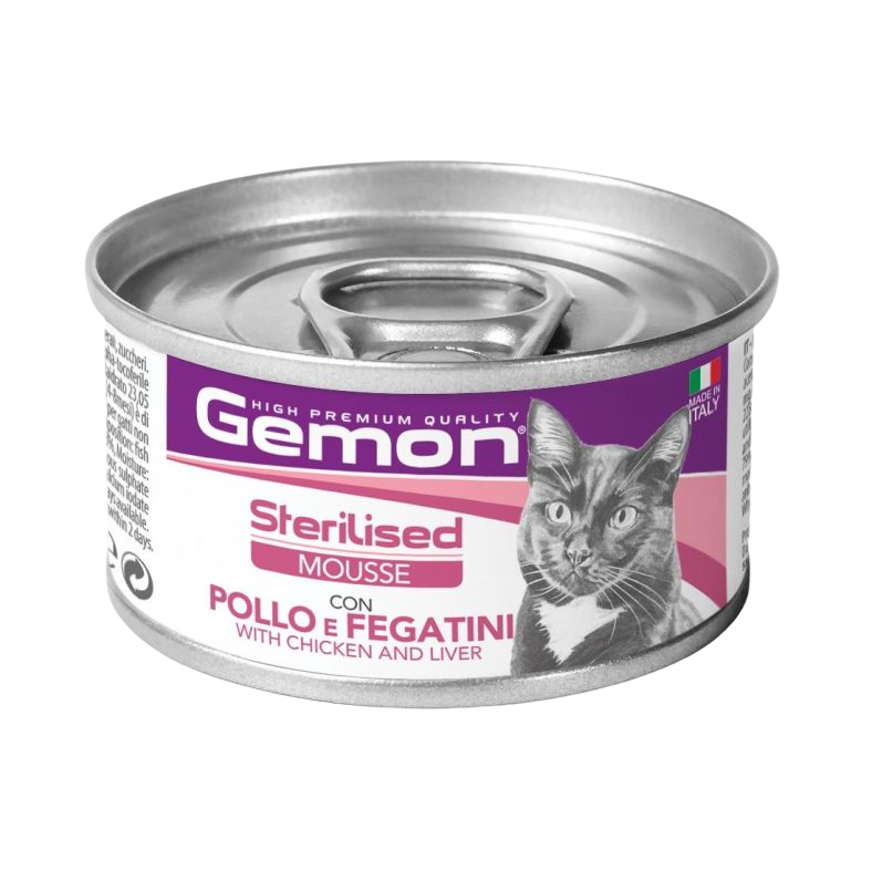 GEMON MOUSSE GATO ESTERILIZADO X 85GR