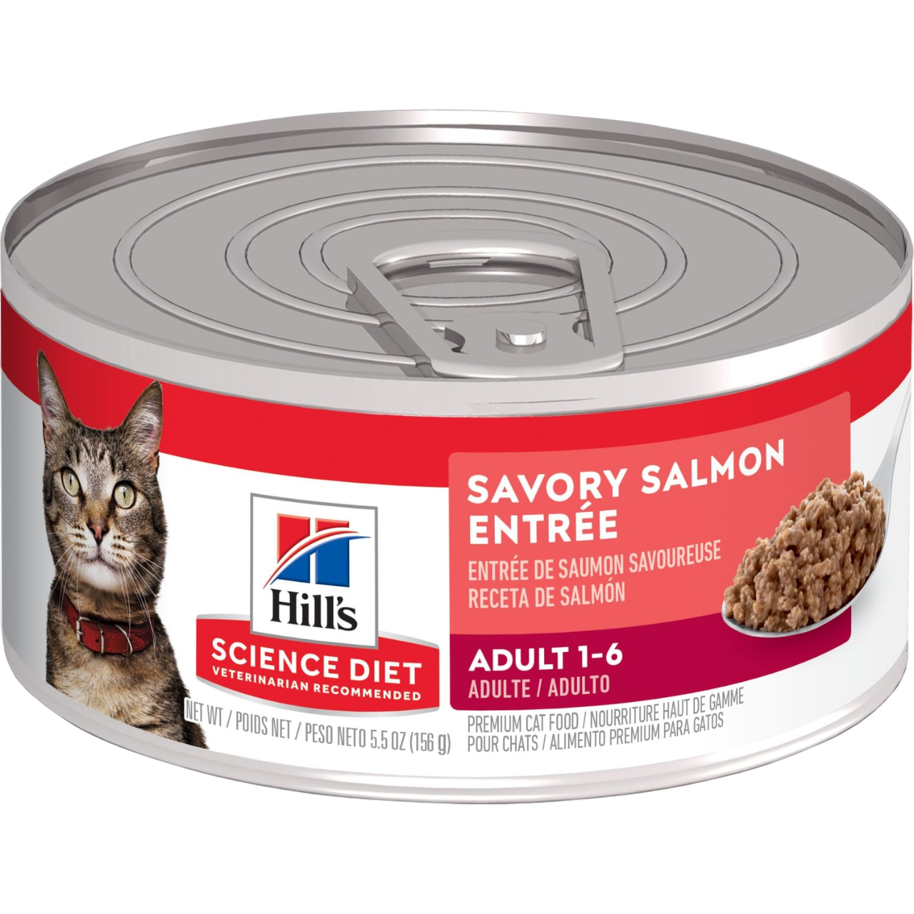 HILLS LATA GATO SALMON X 156GR