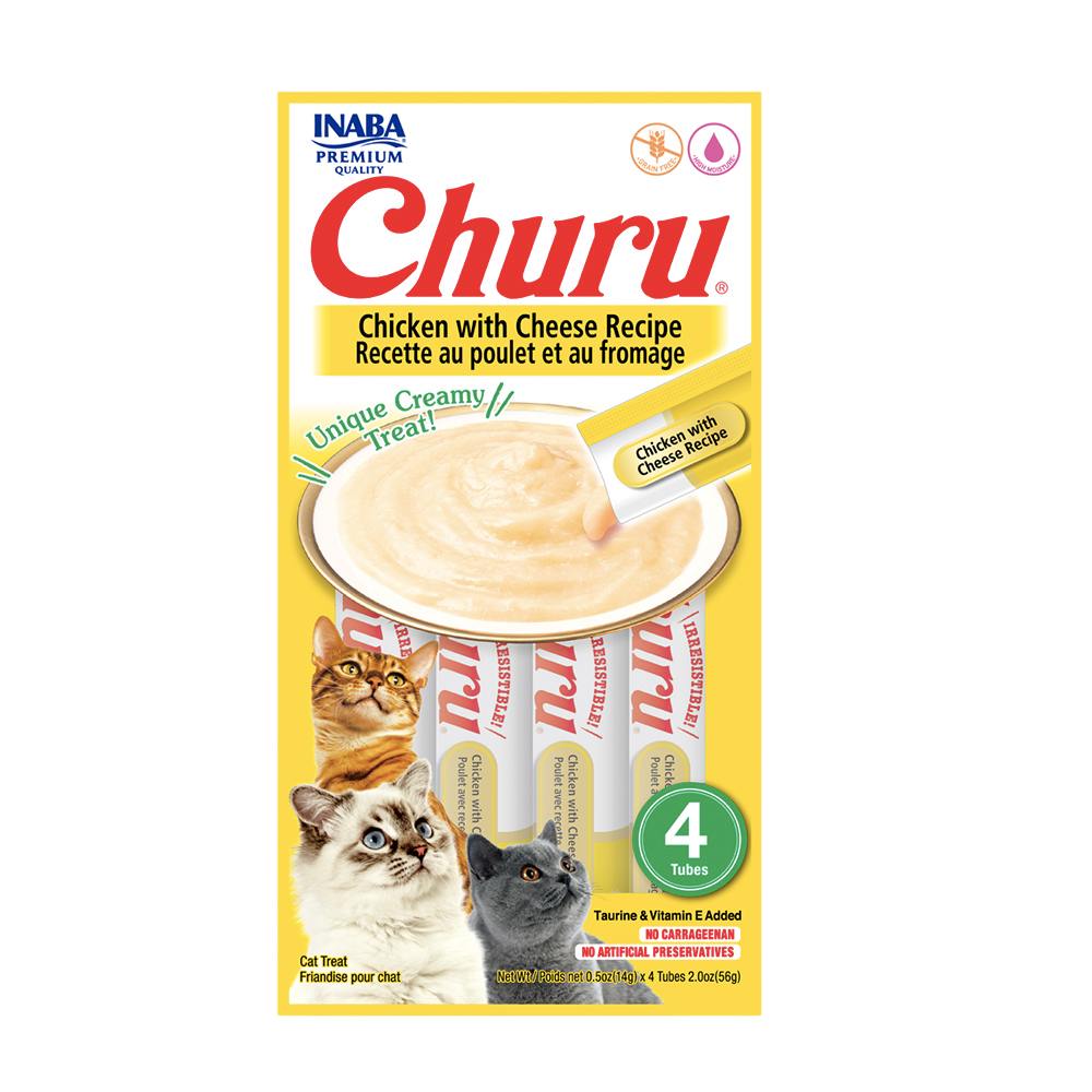 CHURU CHICKEN Y CHESSE GATO (AMARILLO)