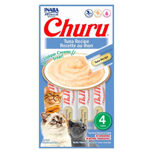 CHURU TUNA RECIPE GATO (AZUL) X 56GR
