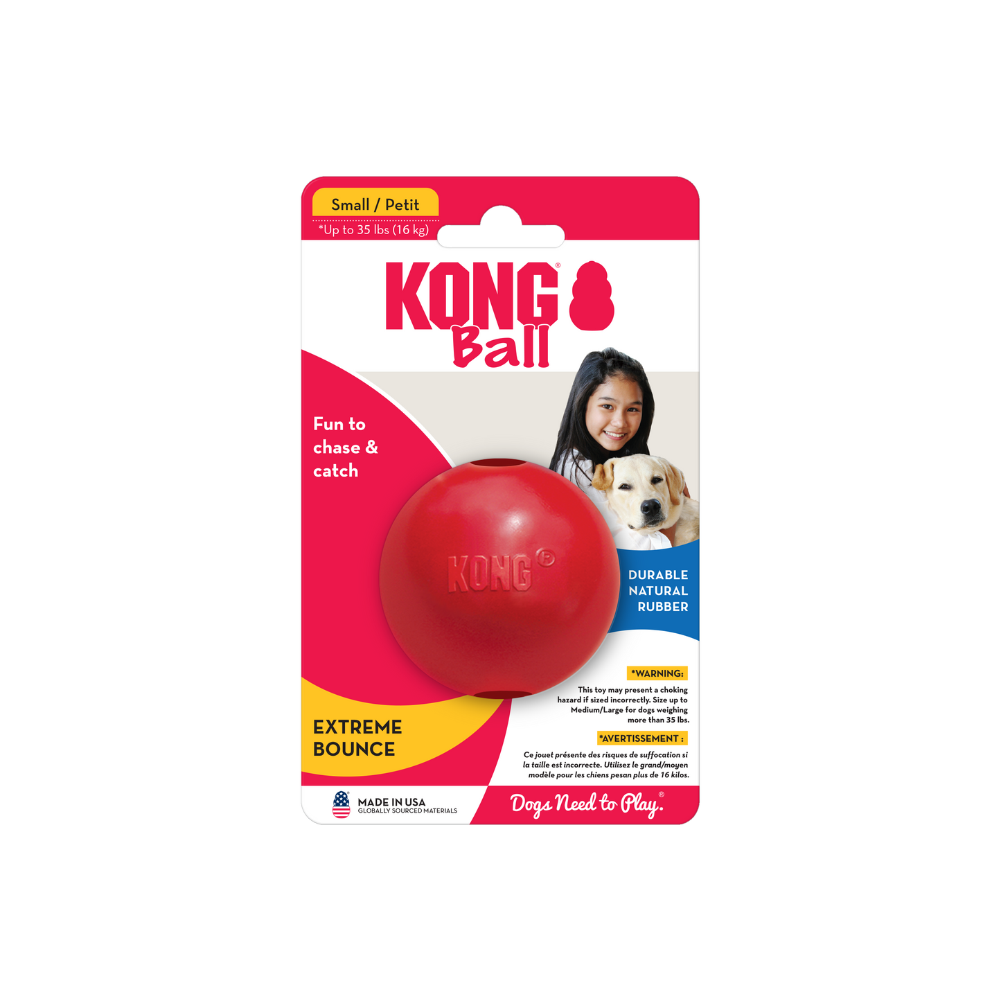 JUGUETE KONG PELOTA PEQUEÑA