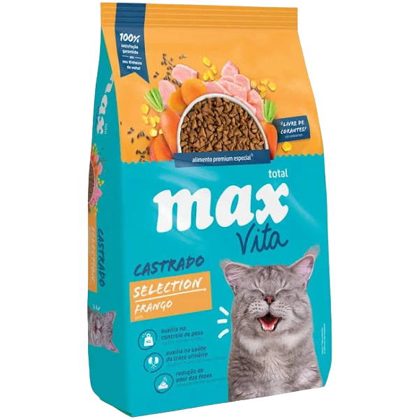 MAX VITA GATO CASTRADO X 1KG