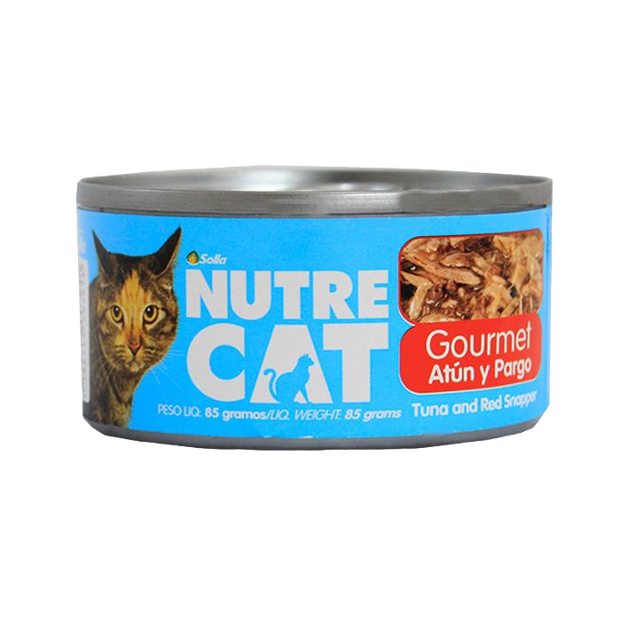 NUTRECAT LATA PARGO X 85GR
