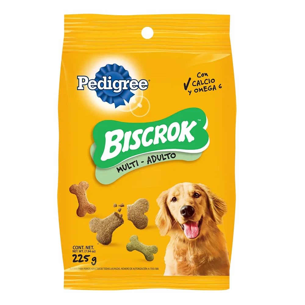 PEDIGREE GALLETA BISCROK ADULTO X 100GR