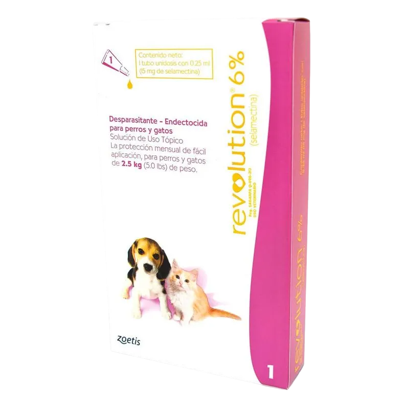 REVOLUTION 6% ROSADO CACHORROS