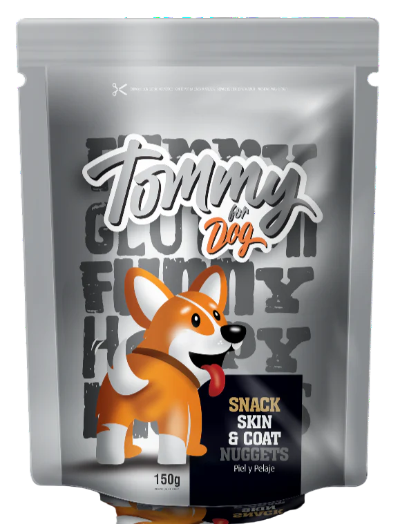 SNACK TOMMY DOG SKIN AND COAT X 150 GR
