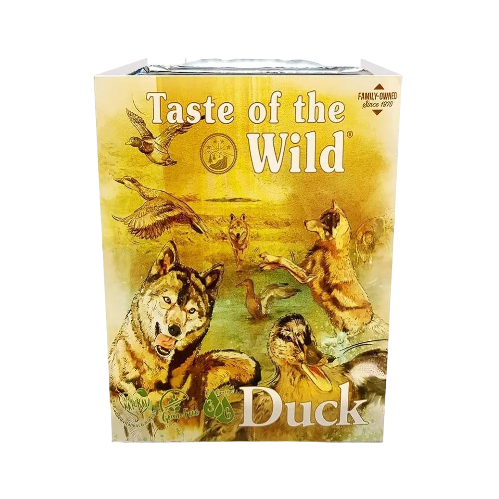 TASTE OF THE WILD BANDEJA ALIMENTO HUMEDO DUCK X 300GR (PATO)