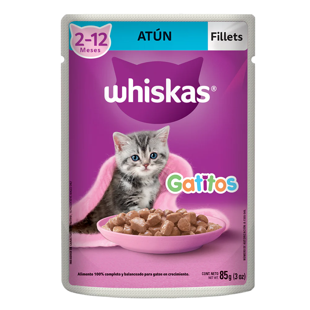 WHISKAS SOBRE GATITO ATUN