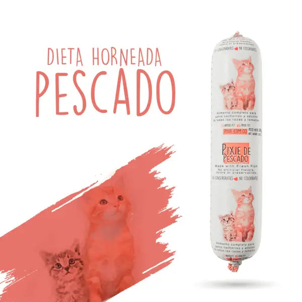 PIXIE GATO DIETA DE PESCADO ADULTO Y CACHORRO X 200GR