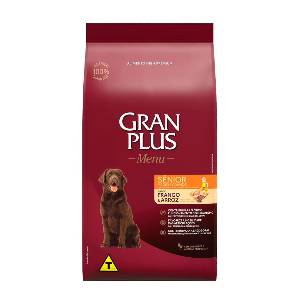 GRAN PLUS SENIOR POLLO Y ARROZ X 3KG
