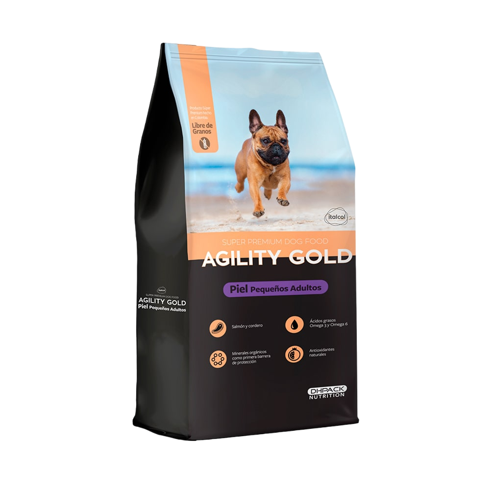 AGILITY GOLD PEQUEÑOS ADULTOS PIEL