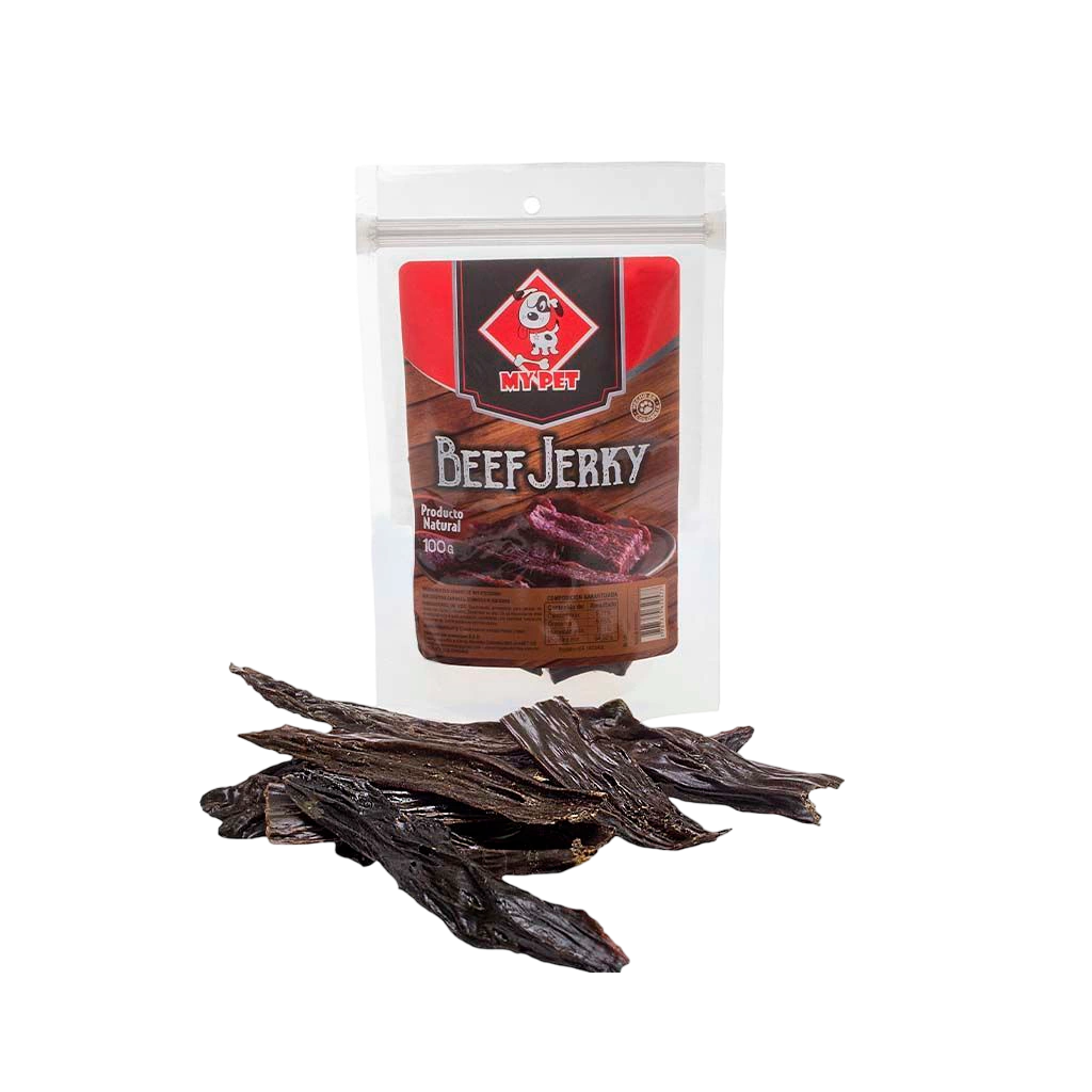 BEEF JERKEY X 100GR MY PET