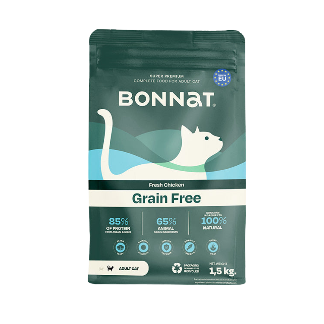 BONNAT GRAIN FREE GATO ADULTO X 1.5KG