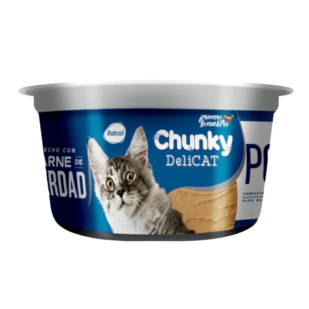CHUNKY LATA GATO POLLO X 156 GR