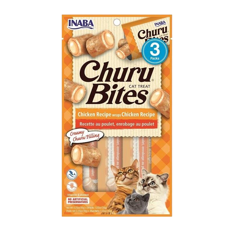 CHURU GATO BITES CHICKEN RECIPE WRAPS CHICKEN X 3 UND (NARANJA)