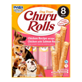 CHURU PERRO ROLLS X 8 UND CHICKEN Y SALMON 