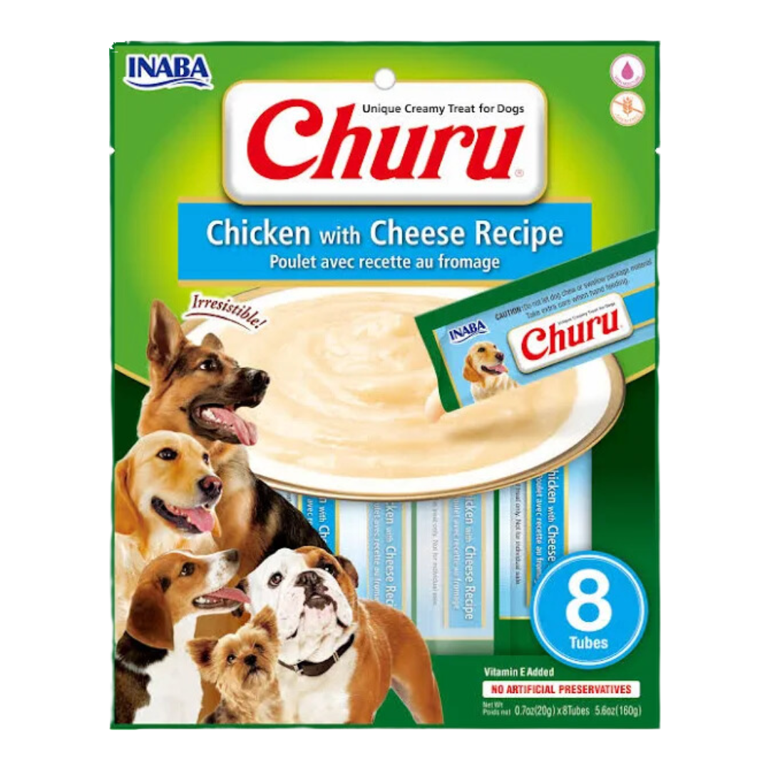 CHURU PERRO X 8 UND POLLO Y QUESO