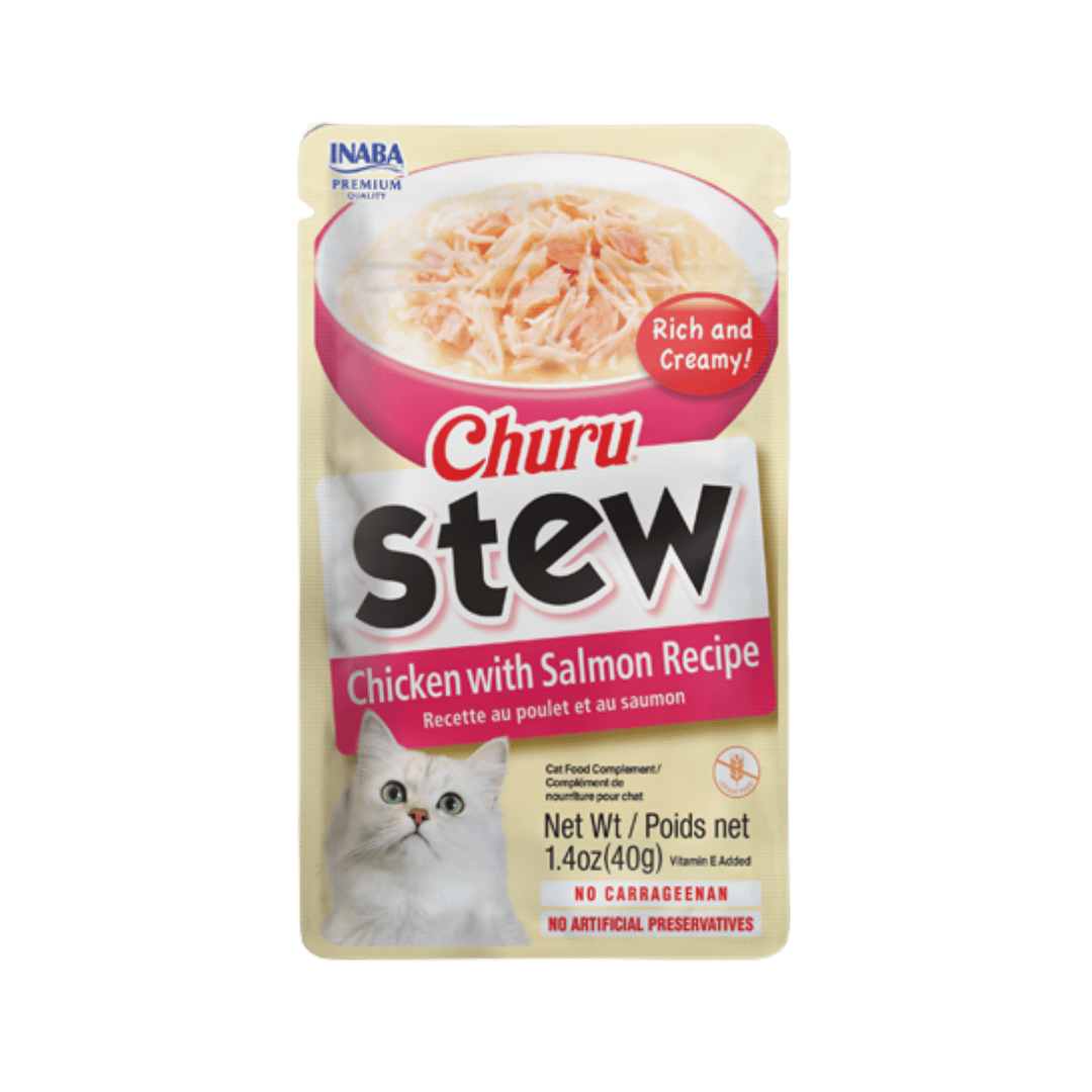 CHURU STEW POUCH CHICKEN WITH SALMON RECIPE X 40G