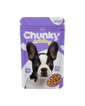 CHUNKY SOBRE PERRO PAVO