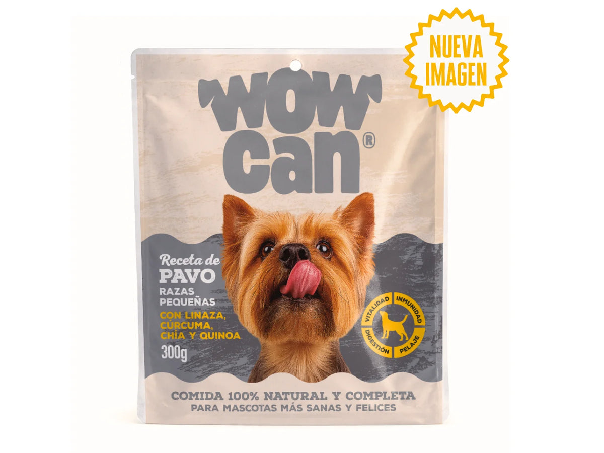 WOW CAN PAVO RAZAS PEQUEÑAS X 300GR