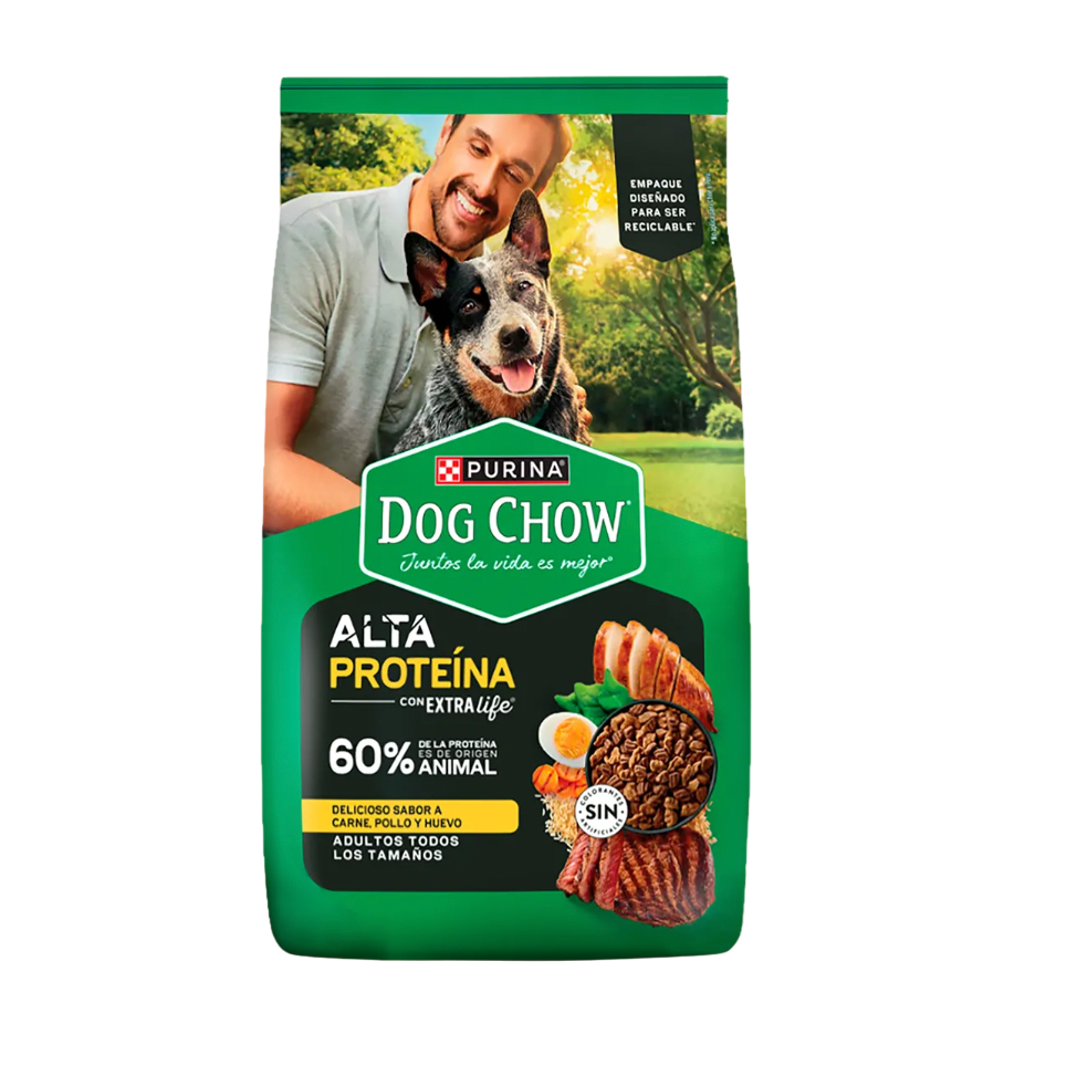 DOG CHOW ADULTO ALTA PROTEINA X 1K