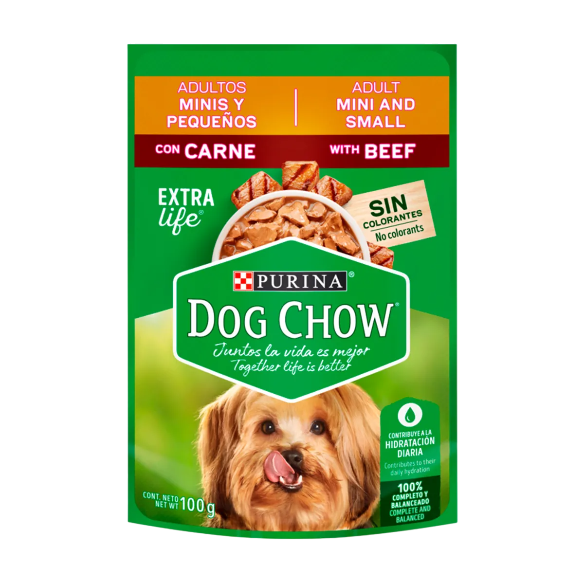 DOG CHOW SOBRE CARNE ADULTO RAZA PEQUEÑA