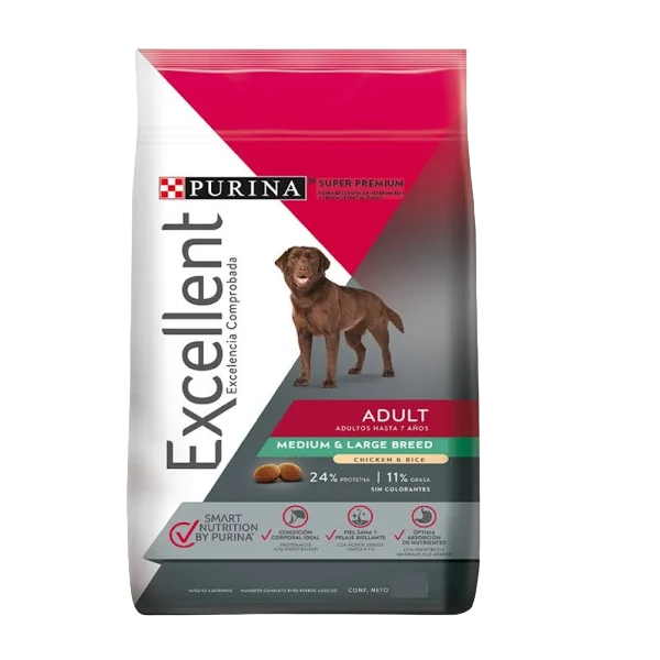 EXCELLENT ADULTO RAZA MEDIANA GRANDE