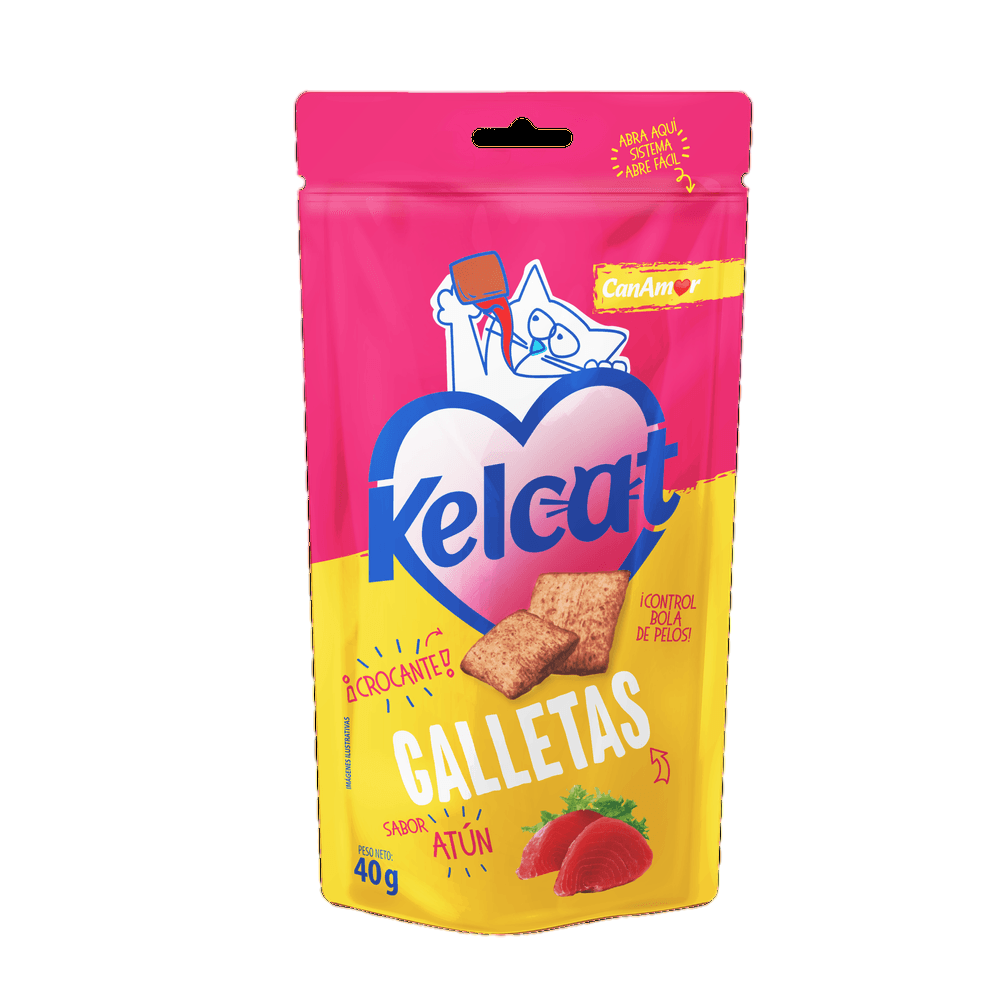 GALLETA KELCAT ATUN CANAMOR X 40GR