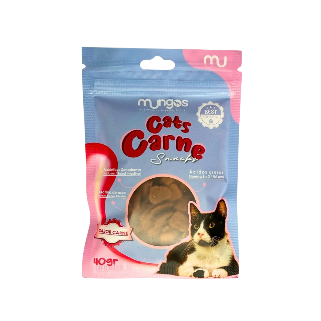 GALLETA MUNGOS GATO CARNE X 40GR