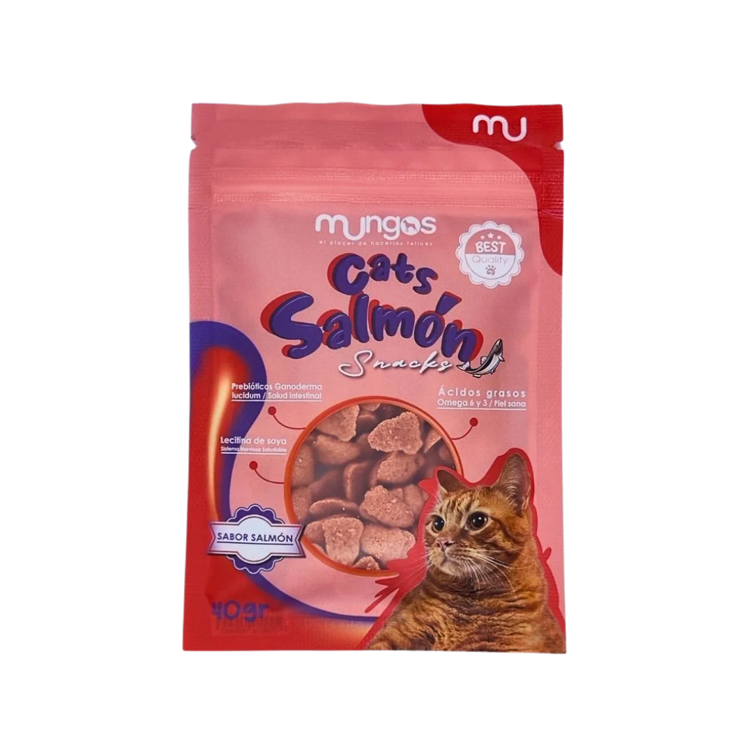 GALLETA MUNGOS GATO SALMON X 40GR