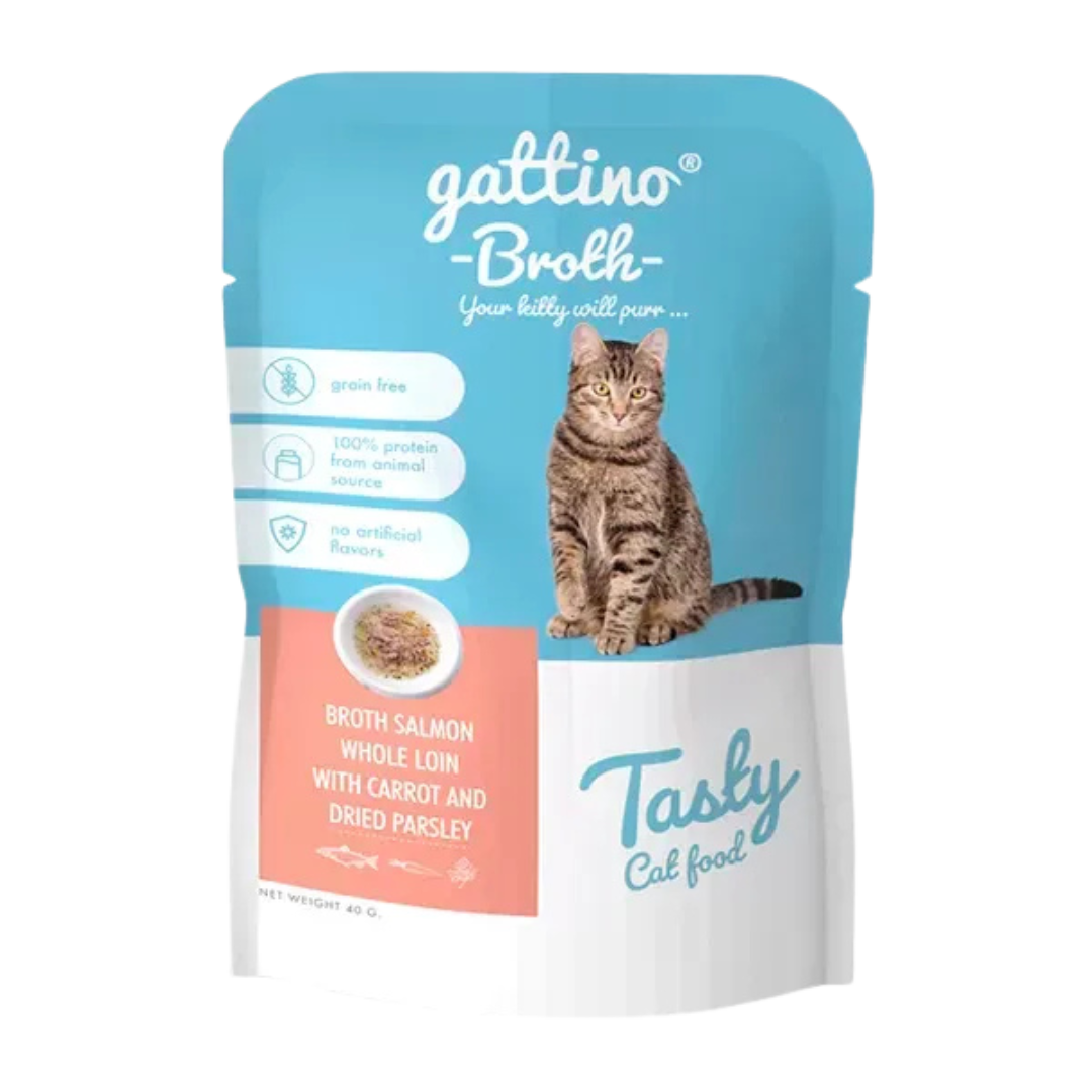 GATTINO BROTH SALMON WHOLE LOIN X 40GR