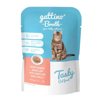 GATTINO BROTH SALMON WHOLE LOIN X 40GR