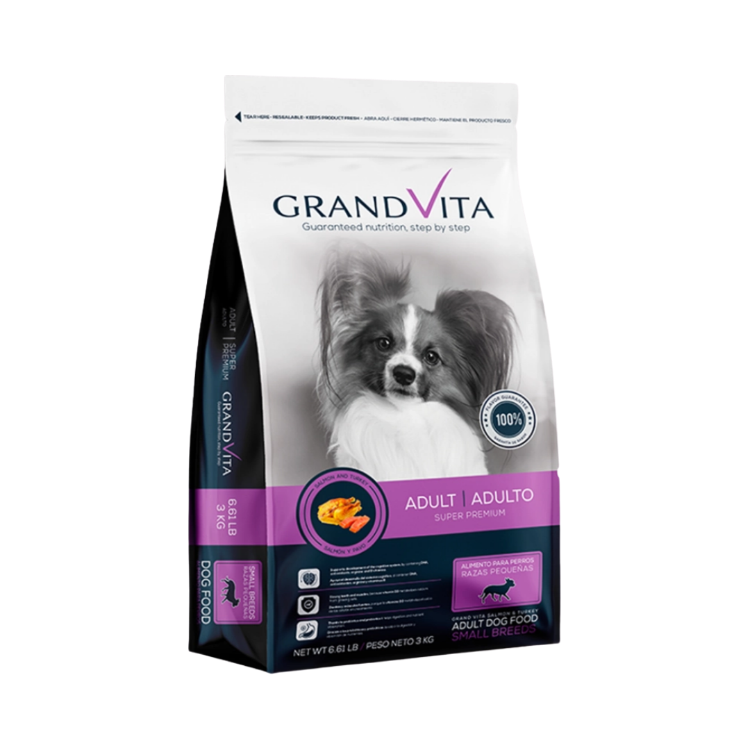 GRAND VITA PERRO SALMON RAZA PEQUENA X 1KG