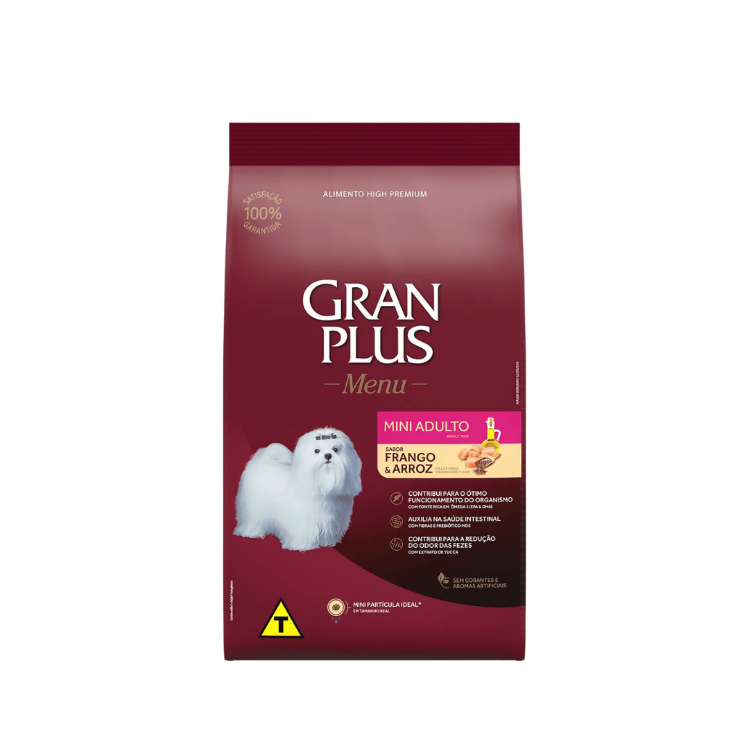 GRAN PLUS PERRO ADULTO RAZA PEQUEÑA POLLO Y ARROZ