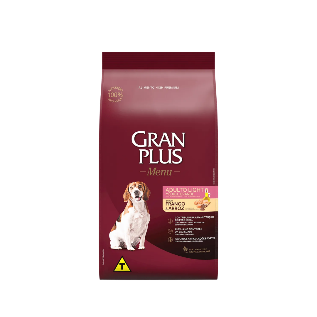GRAN PLUS PERRO LIGHT X 3KG