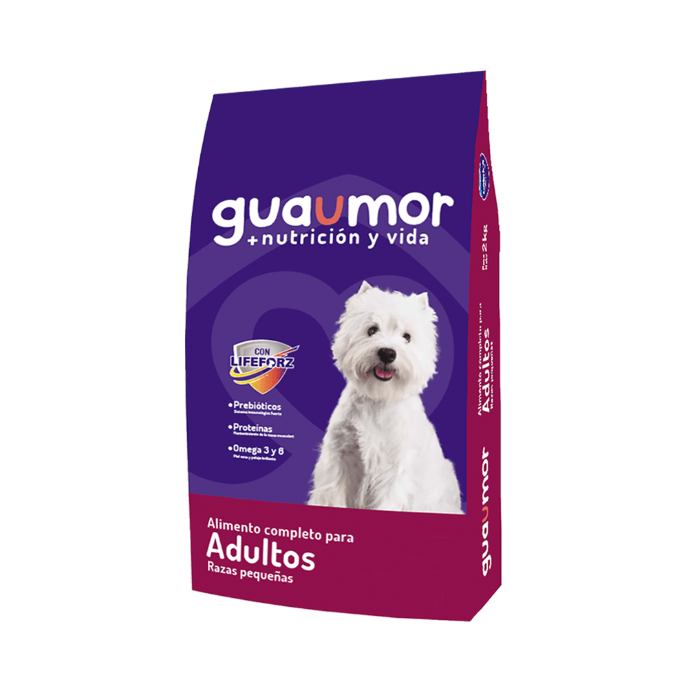 GUAUMOR ADULTO RAZA PEQUEÑA X 2KG