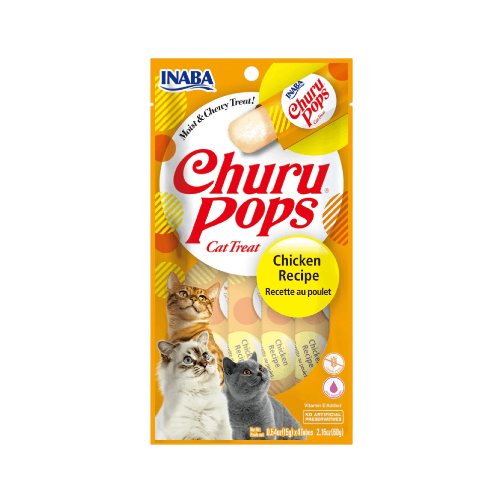 CHURU CHICKEN POPS GATO (NARANJADO)