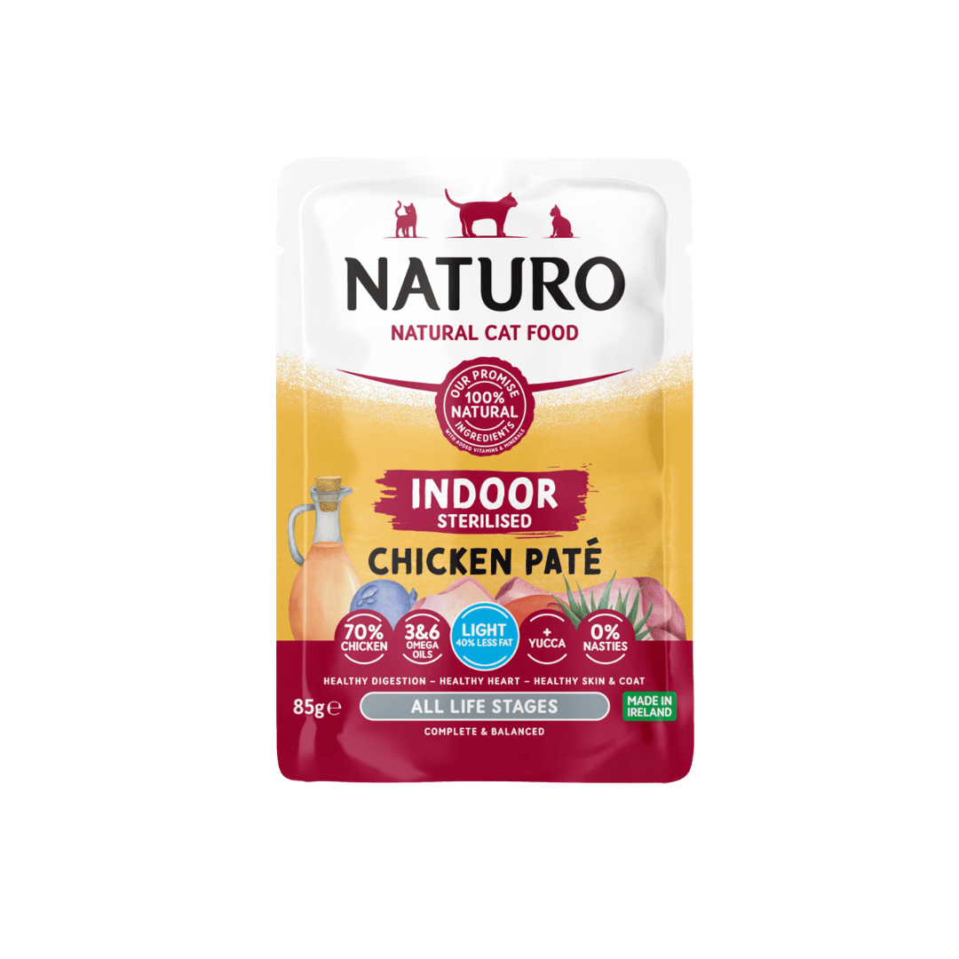 NATURO SOBRE GATO POLLO ESTERILIZADO PATE X 85GR