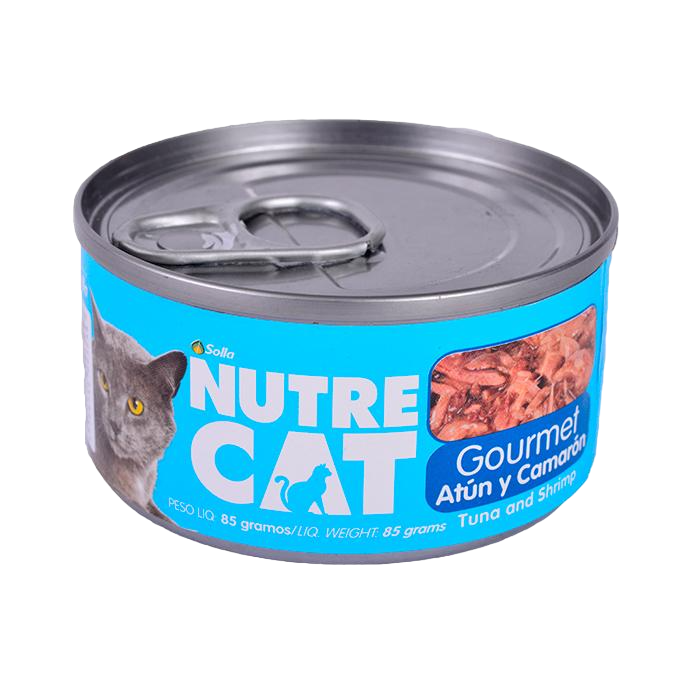 NUTRECAT LATA CAMARON X 85GR