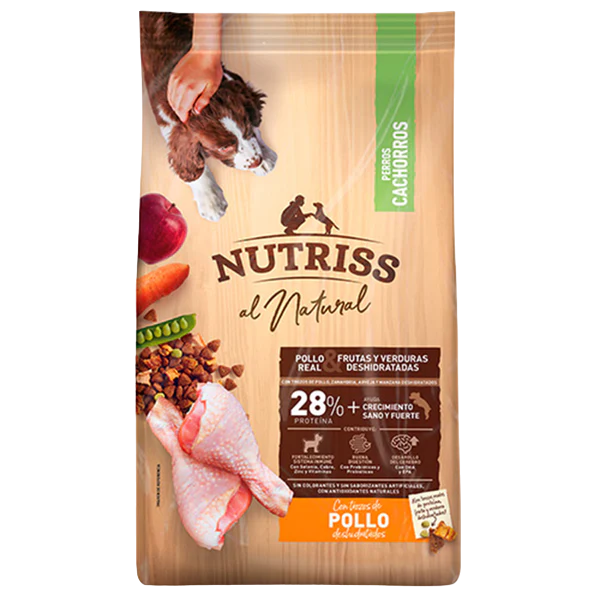 NUTRISS AL NATURAL CACHORRO POLLO