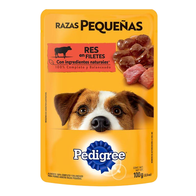 PEDIGREE SOBRE ADULTO CARNE RAZA PEQUEÑA